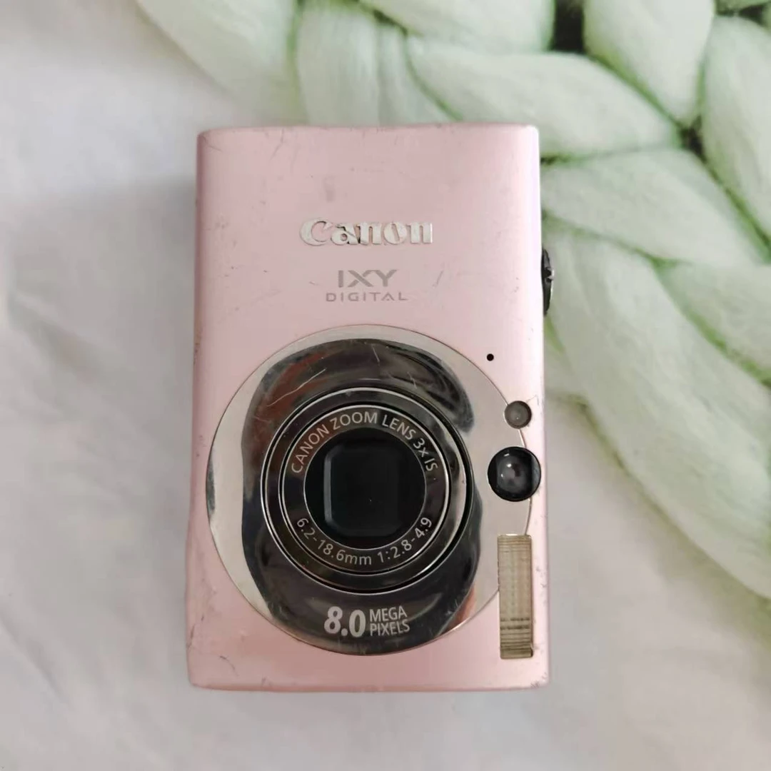 9新 Canon/佳能 IXY20(IXUS80）800万像素3倍光学变焦摄影学生粉色