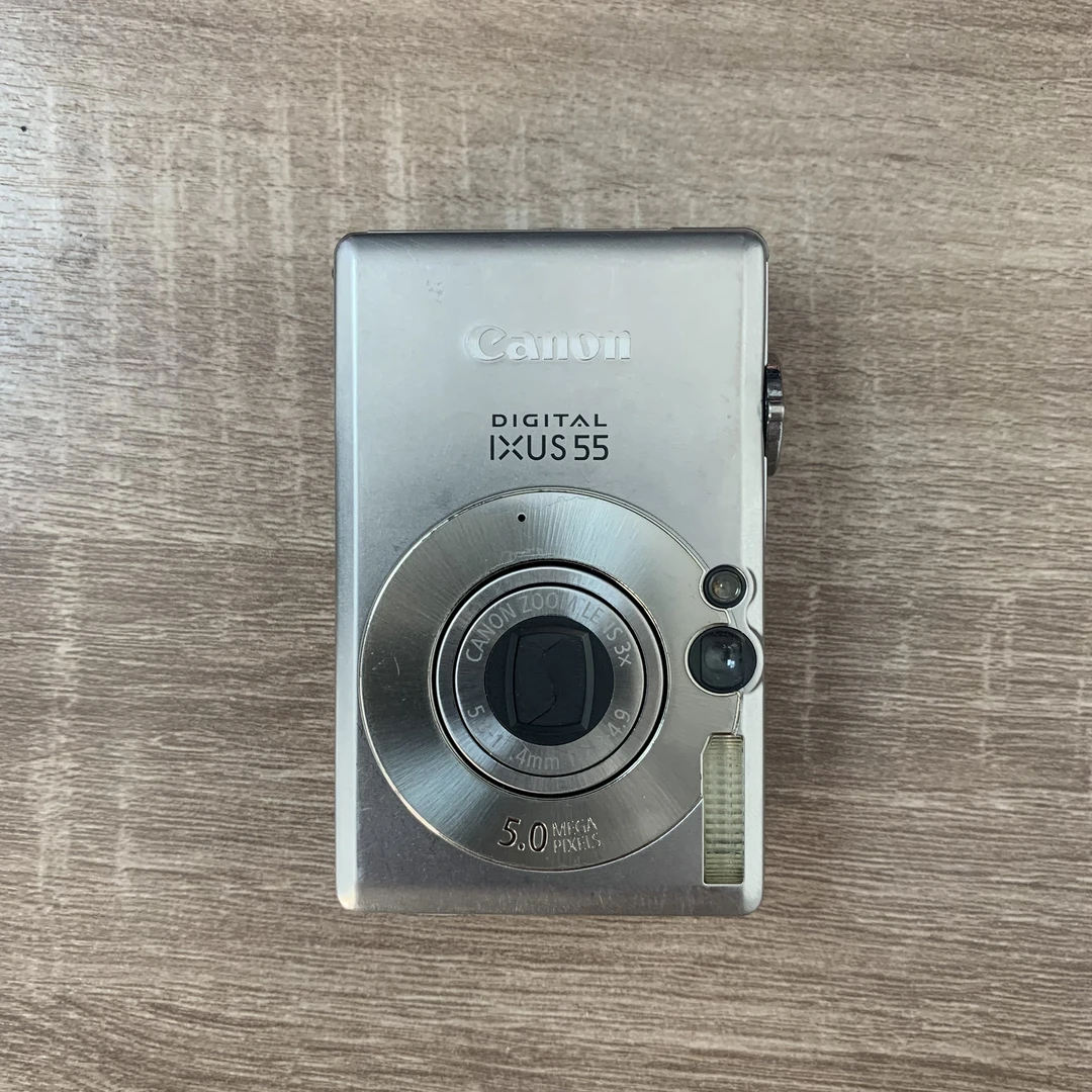 9新 Canon/佳能 IXUS55银色小方块冷白皮二手商品售出NO退NO换