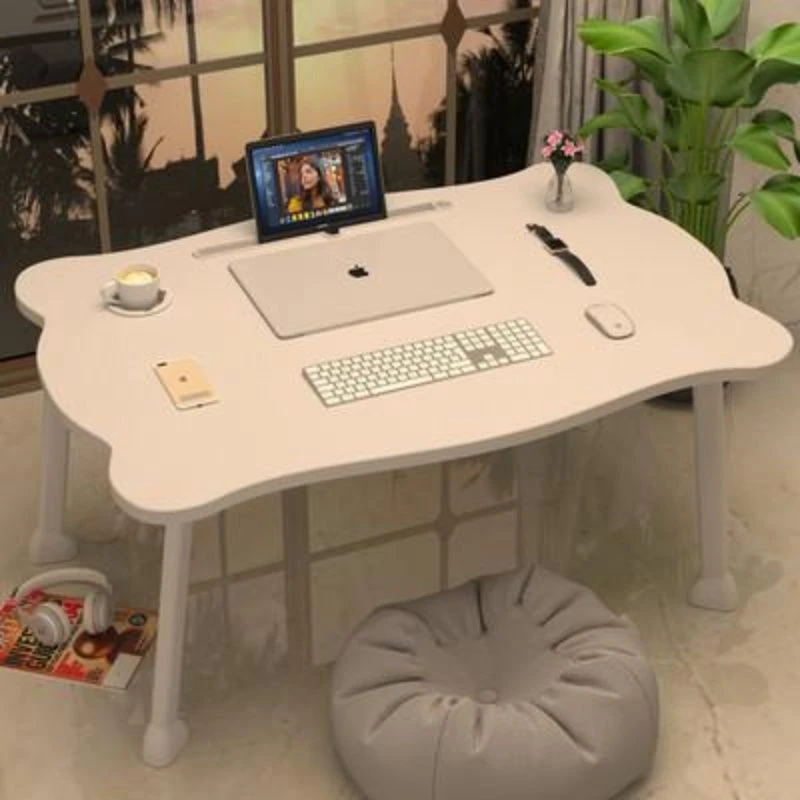 【小扬哥推荐】加高床上书桌简易可折叠大学生宿舍写字床桌笔记本