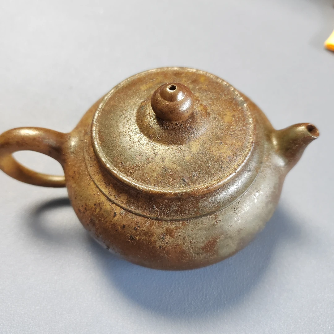 柴烧壶 捂碳烧 末日风格柴烧坭兴陶茶壶 表面会有不平整 介意勿拍