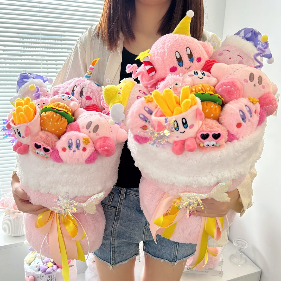 圣诞节花束星之卡比玩偶花束成品创意节日礼品生日礼物伴手礼批发