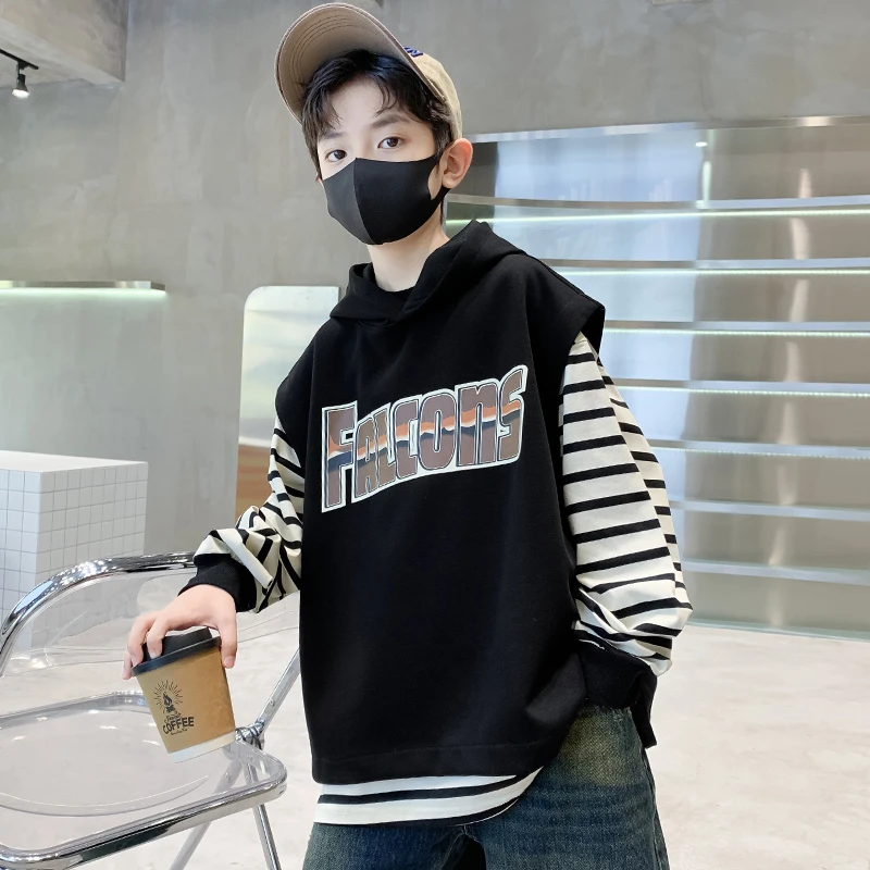 儿童装男童秋装套装春秋款2025新款秋季中大童男孩运动卫衣帅气潮