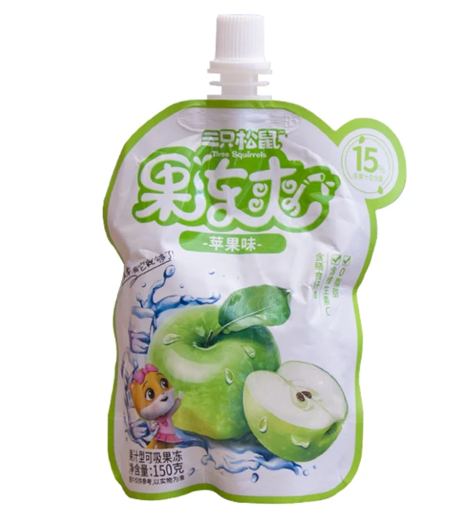 【福袋】三只松鼠_吸吸果冻/青苹果味/150g*1