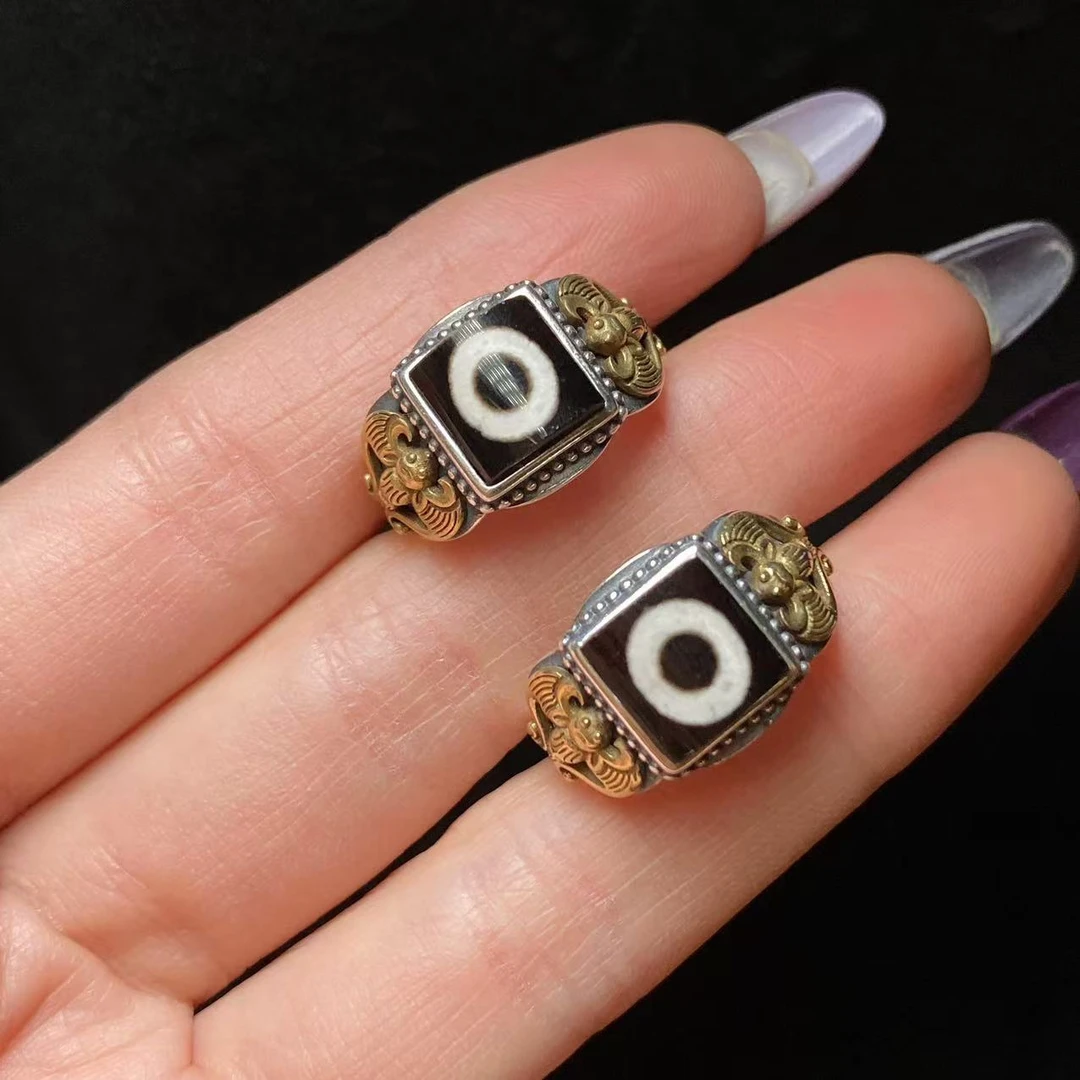 【佳哥推荐】11    J100089-玛瑙戒指-多样性发其一-3*3mm左右-