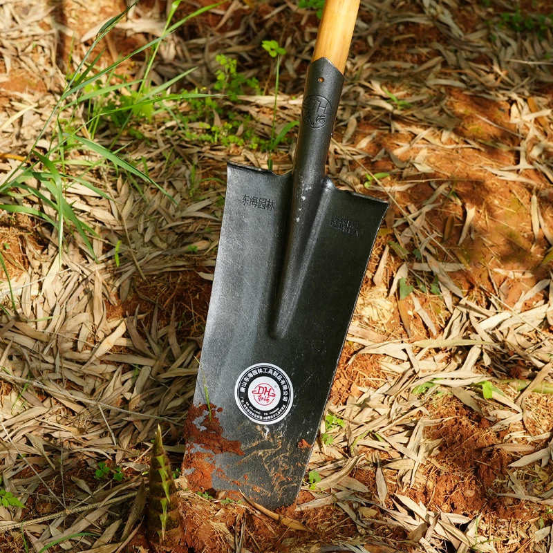 加厚锰钢铁锹农用挖树根苗铁铲户外挖土坑洞树桩神器洛阳铲子工具