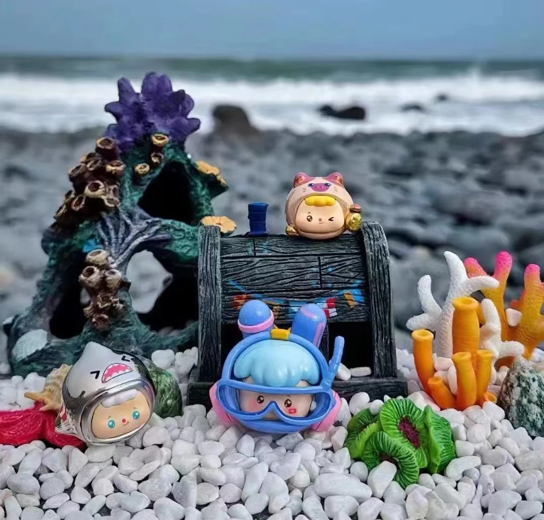 【茜茜代拆】左左-海洋奇遇记系列萌粒正版盲盒