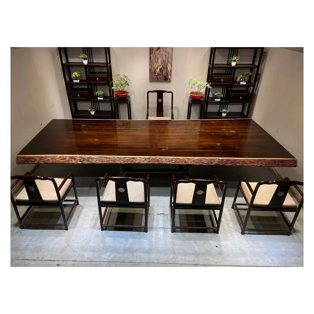 3000主款实木大板桌原木实木会议桌餐桌茶桌大班台