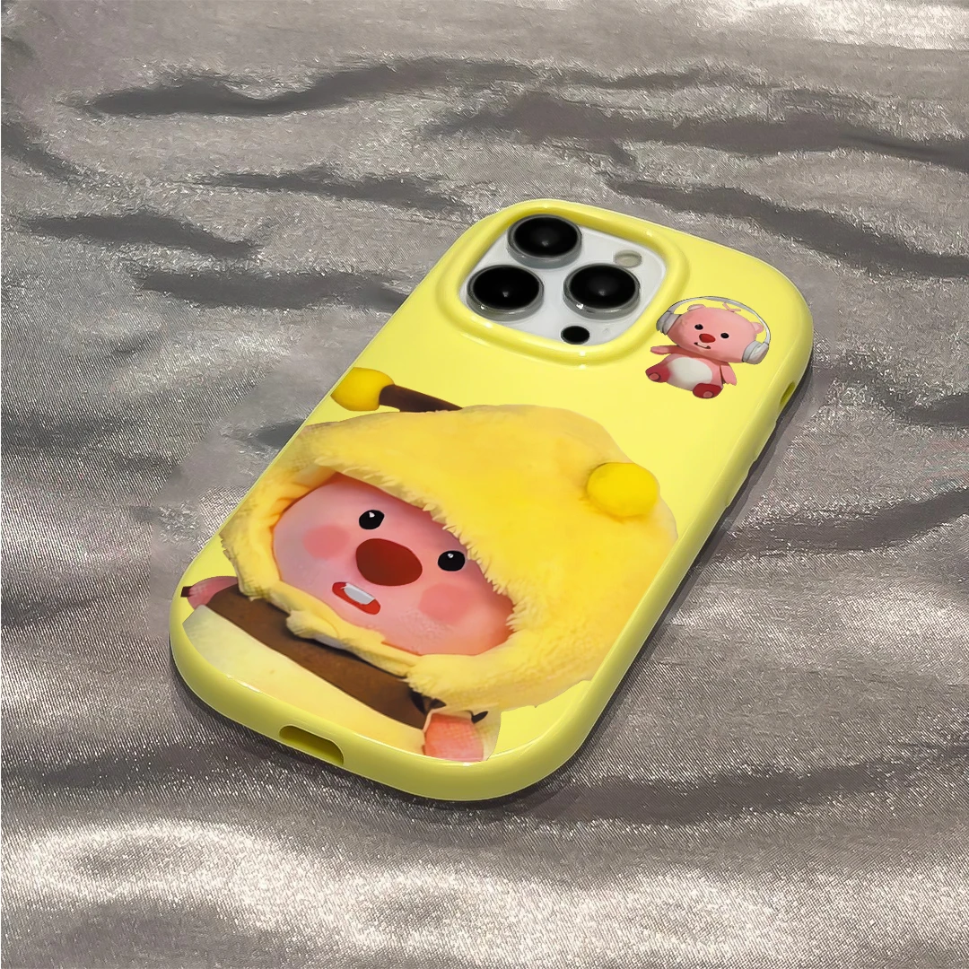 可爱蜜蜂海狸iPhone15ProMax小鸡海狸手机壳14/13卡通少女款x/xs