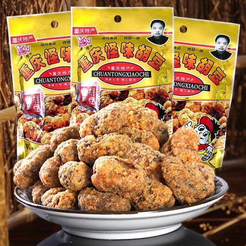 渝马渝马重庆怪味胡豆150g麻辣怪味豆兰花豆蚕豆特产大袋