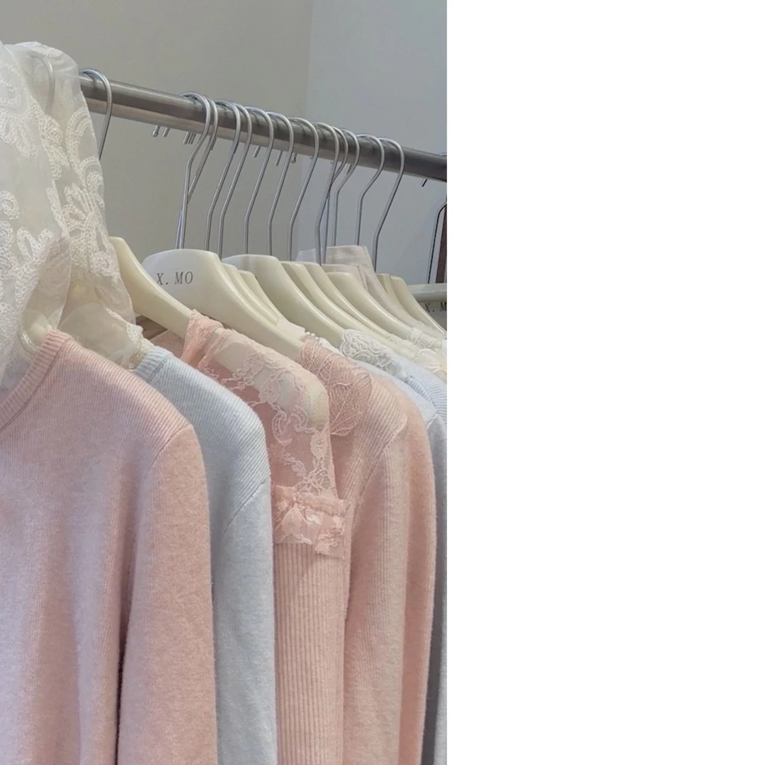 【X.MO集合链接2.11】130-199设计感气质纯欲温柔针织衫一字领早春