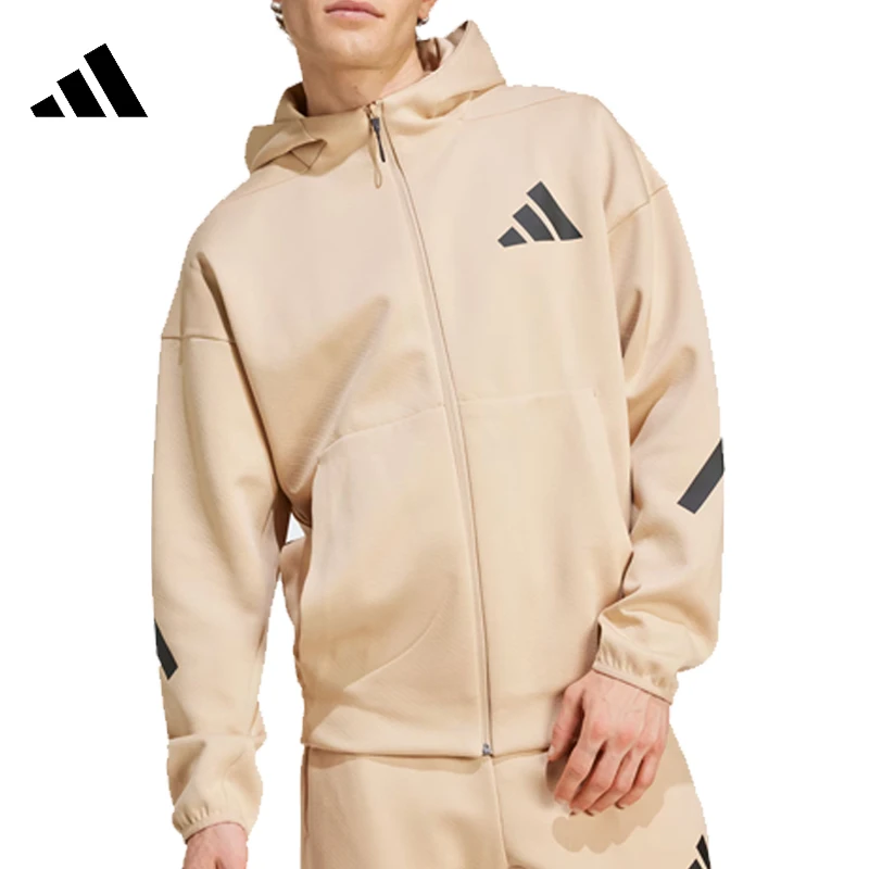 adidas/阿迪达斯男子Z.N.E秋季运动训练休闲连帽夹克外套 JF2445