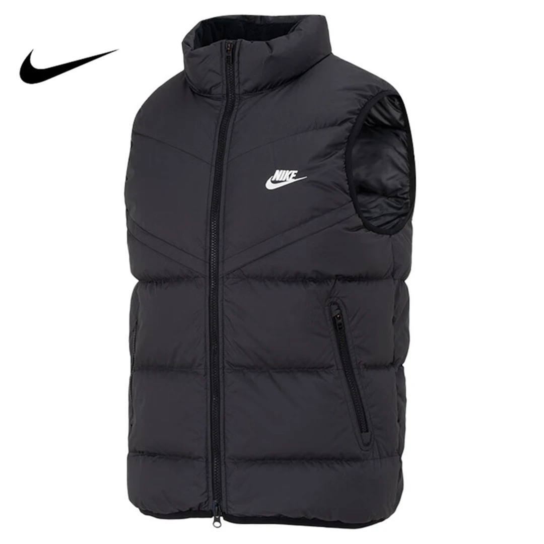 NIKE/耐克男子冬季运动训练休闲保暖羽绒马甲外套 FB8184-010