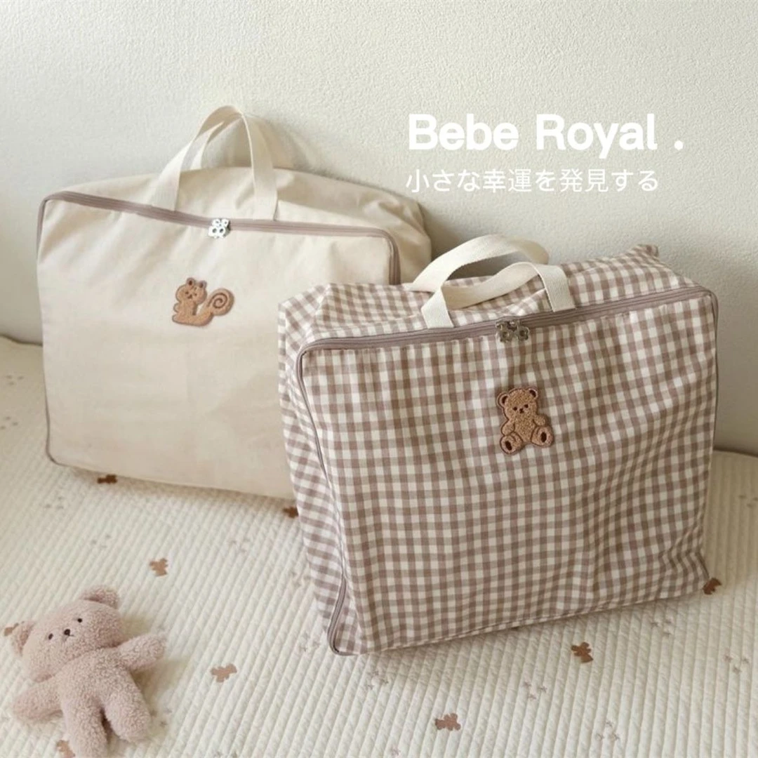 幼儿园被子收纳袋便携大容量装被褥衣服手提收纳袋子棉被打包袋