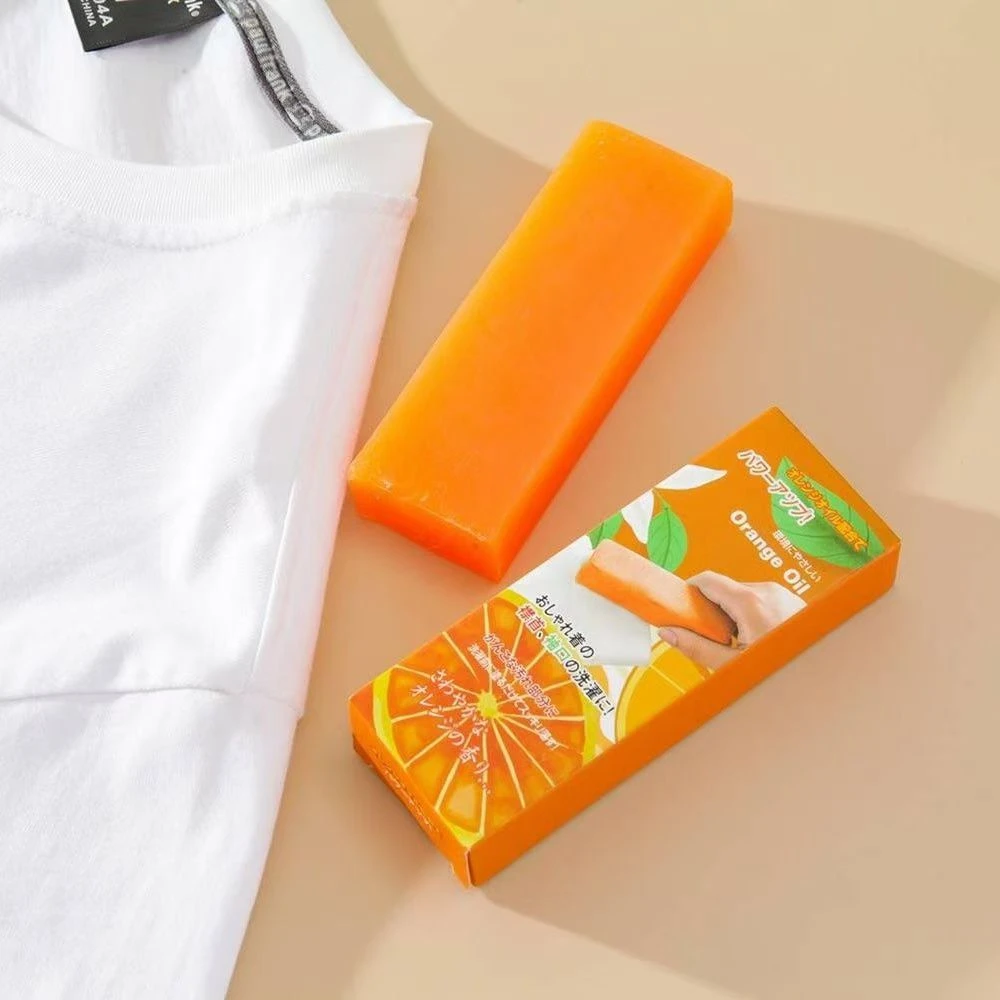 外贸款洗衣皂橘子洗衣皂发5