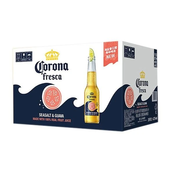 科罗娜海盐番石榴果味啤酒4968ml(207ml*24瓶)