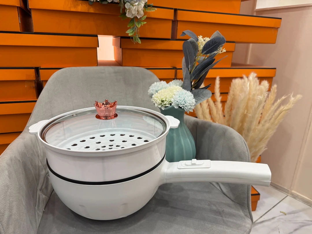 高品质电煮锅上蒸下煮家用多功能
