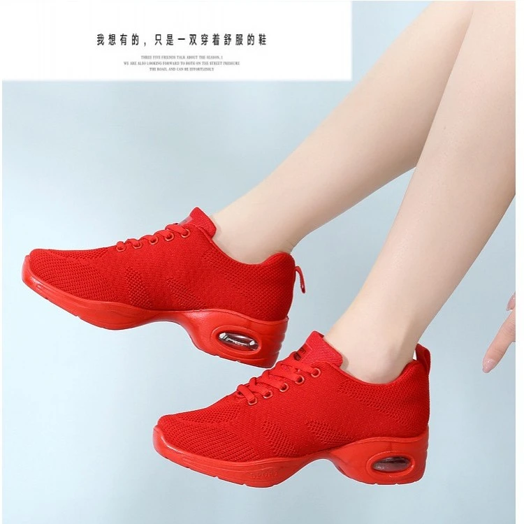 杨丽萍秋冬新款广场舞鞋软底跳舞鞋女运动夏季健身鞋轻便曳步舞鞋