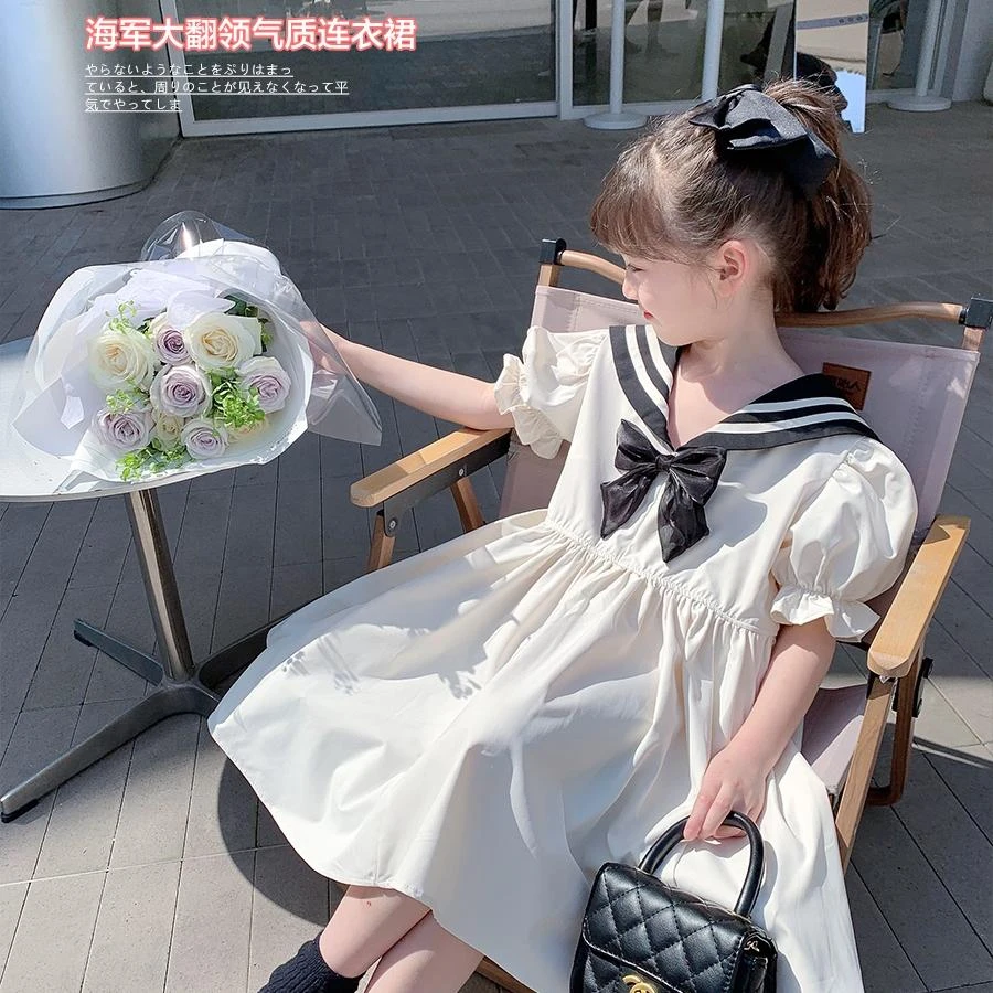 女童连衣裙宝宝裙子儿童韩版休闲宽松儿童公主裙女宝宝洋气公主裙