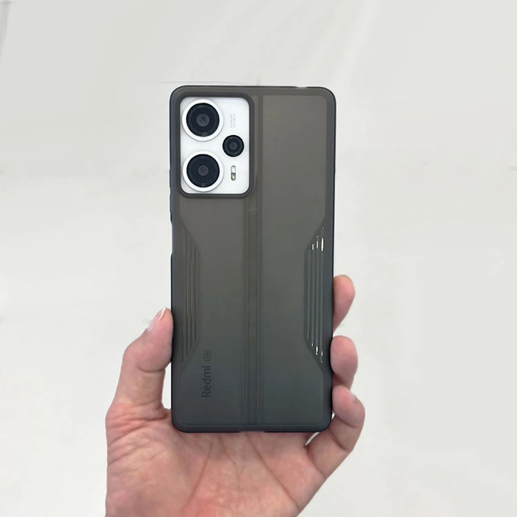 红米note12turbo手机壳软壳防摔高档纹理设计跑酷版套壳潮酷极简