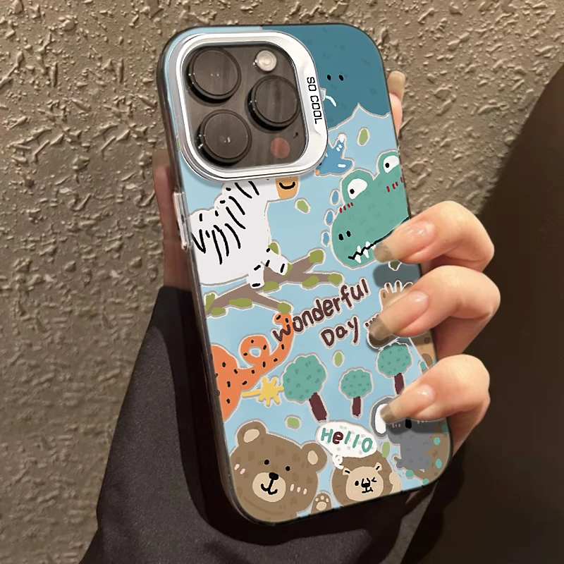 假日森林动物园苹果华为oppo小米vivo15iphone14手机壳软元气壳