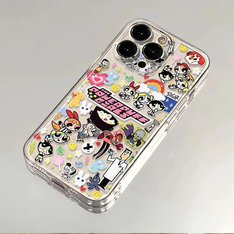 飞天小女警苹果iPhone15/14/13promax手机壳11/12软xs太空透明壳