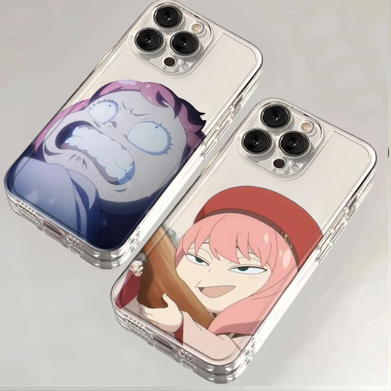 神颜阿尼亚适用苹果华为iPhone15/14promax/13/12手机壳xs太空壳