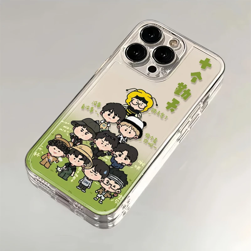 十个勤天适用苹果华为iPhone15/14promax/13/12手机壳xs软太空壳