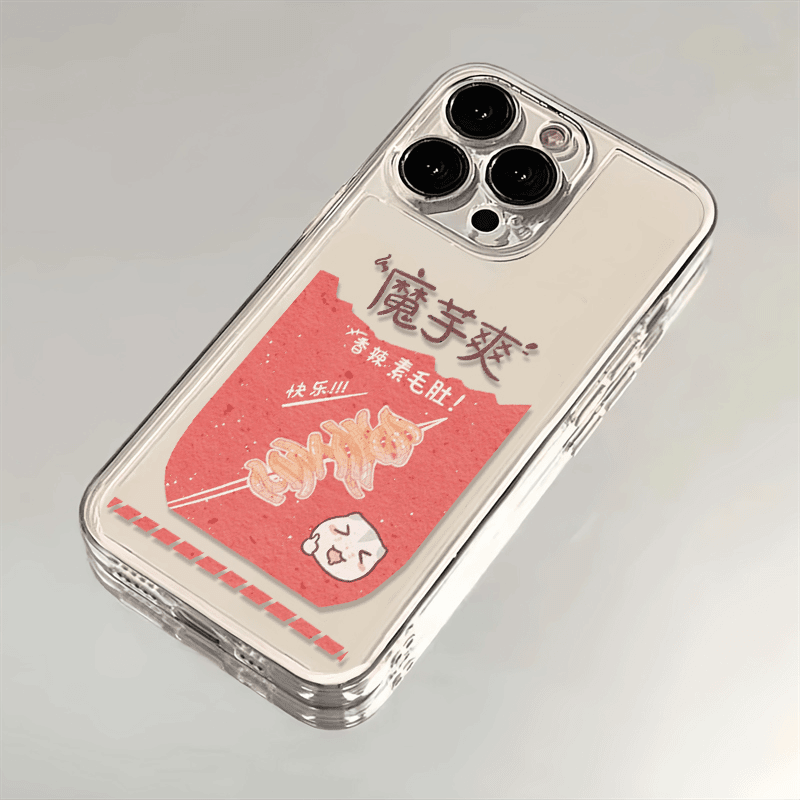 香辣魔芋爽适用iPhone15苹果14/13promax创意手机壳12/11太空壳