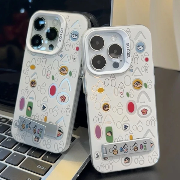 哈哈哈小新适用苹果华为小米15iphone14promax手机壳xs支架元气壳