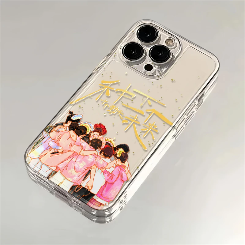 簪花十个勤天适用苹果iPhone15/16promax华为手机壳13/12/14太空