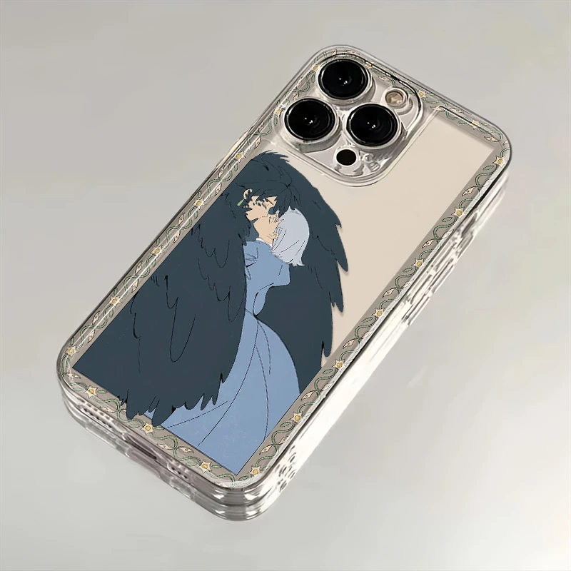 哈尔与苏菲适用苹果华为iPhone15/14promax13软12ins风手机壳太空