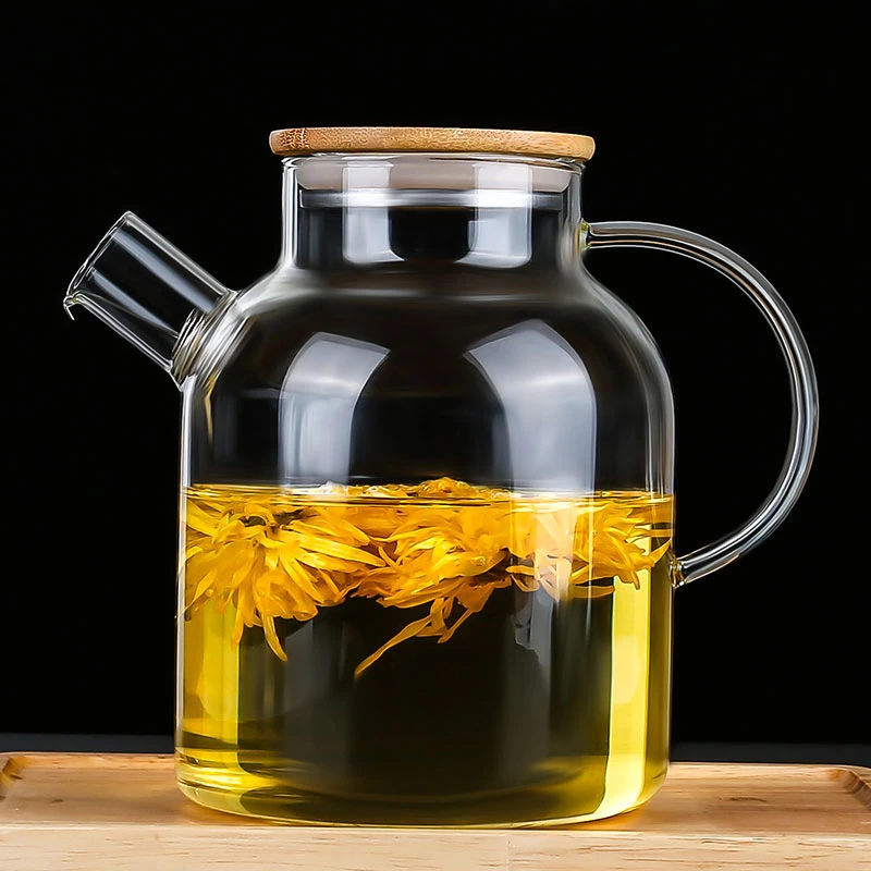 冷水壶可煮烧玻璃茶壶泡茶家用大容量煮烧花茶分离茶具加厚耐高温