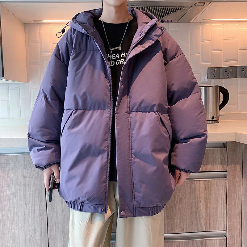 波司澄保暖男款秋冬季新款连帽宽松潮流港风保暖羽绒服男生休闲帅