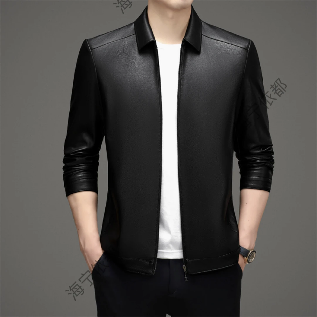 【海宁衣都】2025年春季新款男士商务休闲高档百搭【立翻领】休闲夹克