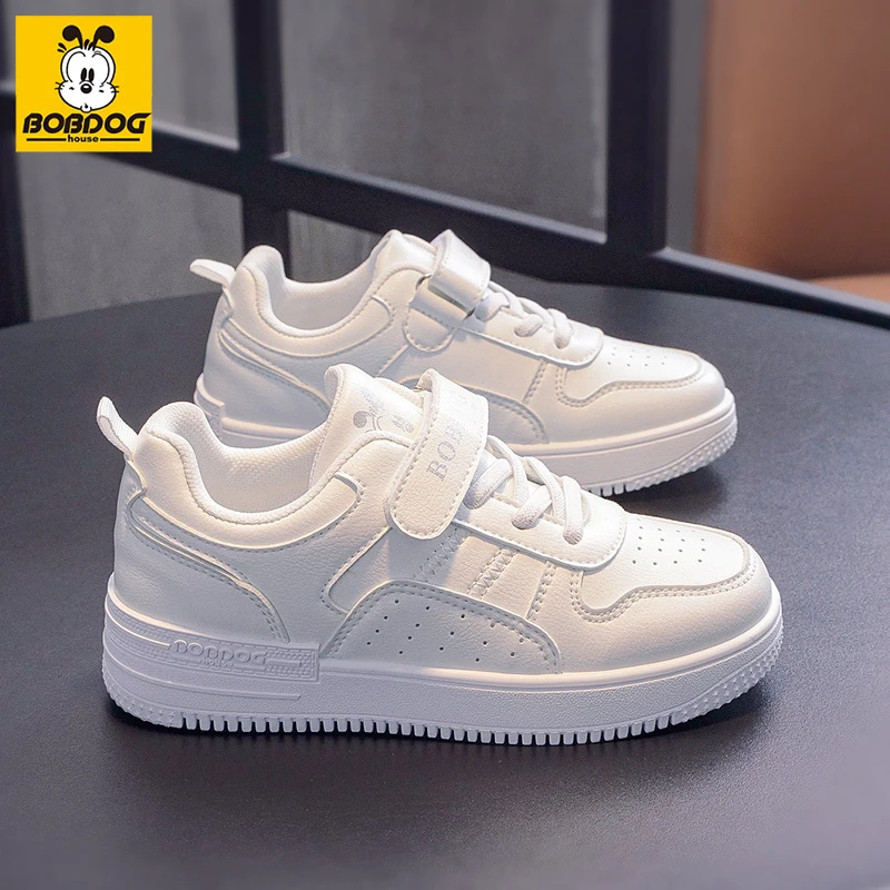巴布豆家族童鞋秋季新款校园儿童小白鞋潮流百搭休闲女童儿童板鞋