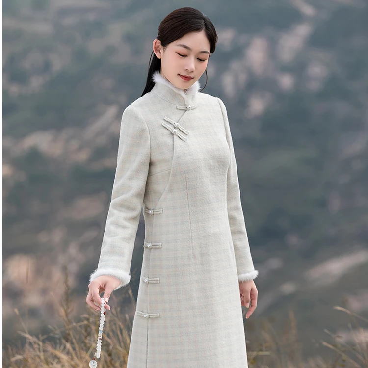 D475 新中式国风连衣裙