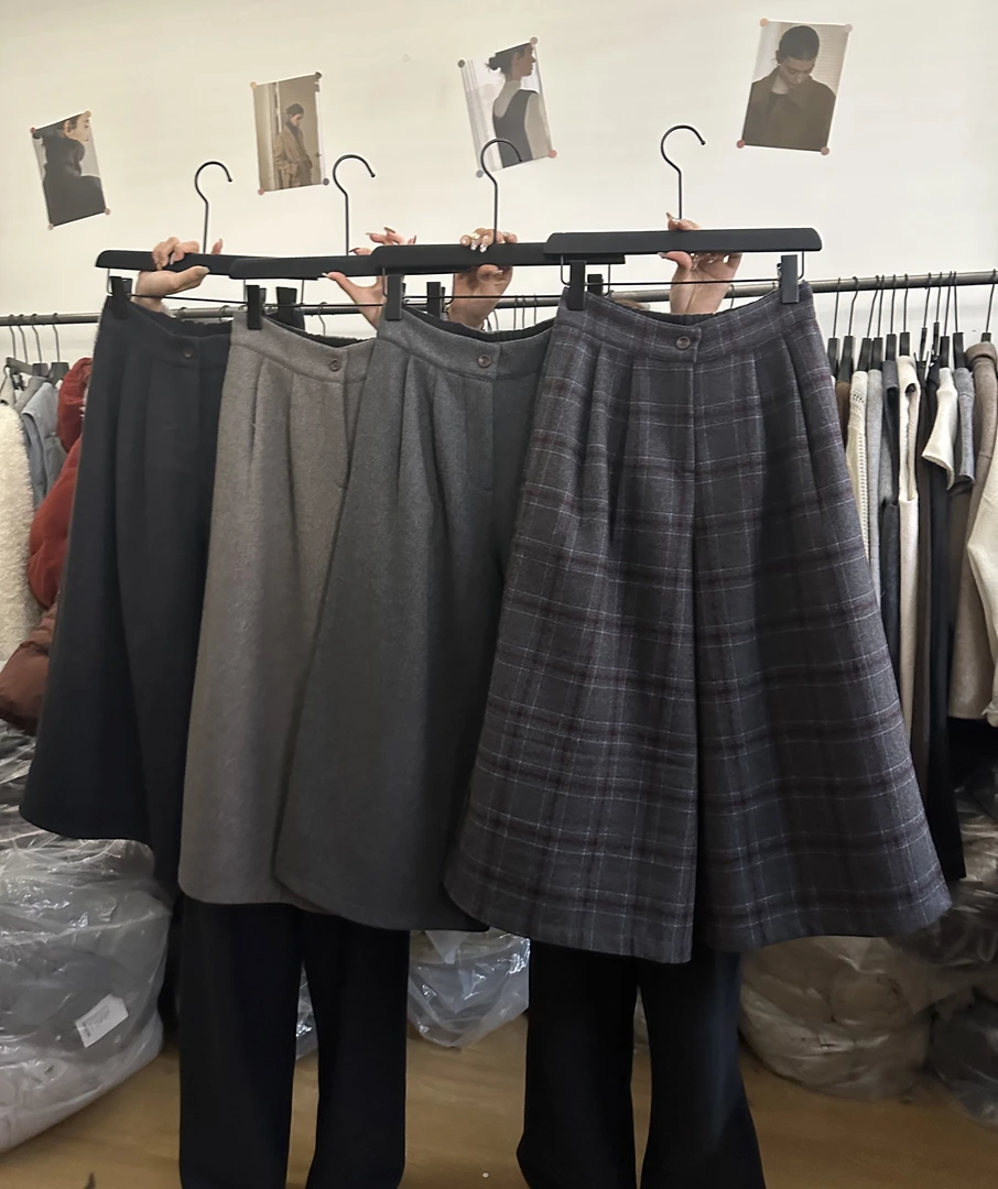 【衣衣不舍】韩系裤子显瘦直筒休闲阔腿百搭羊毛加绒