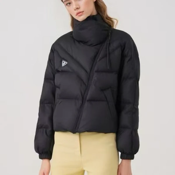 小个子面包服女冬季2025肯豆风高级感超好看的黑色保暖短棉服外套