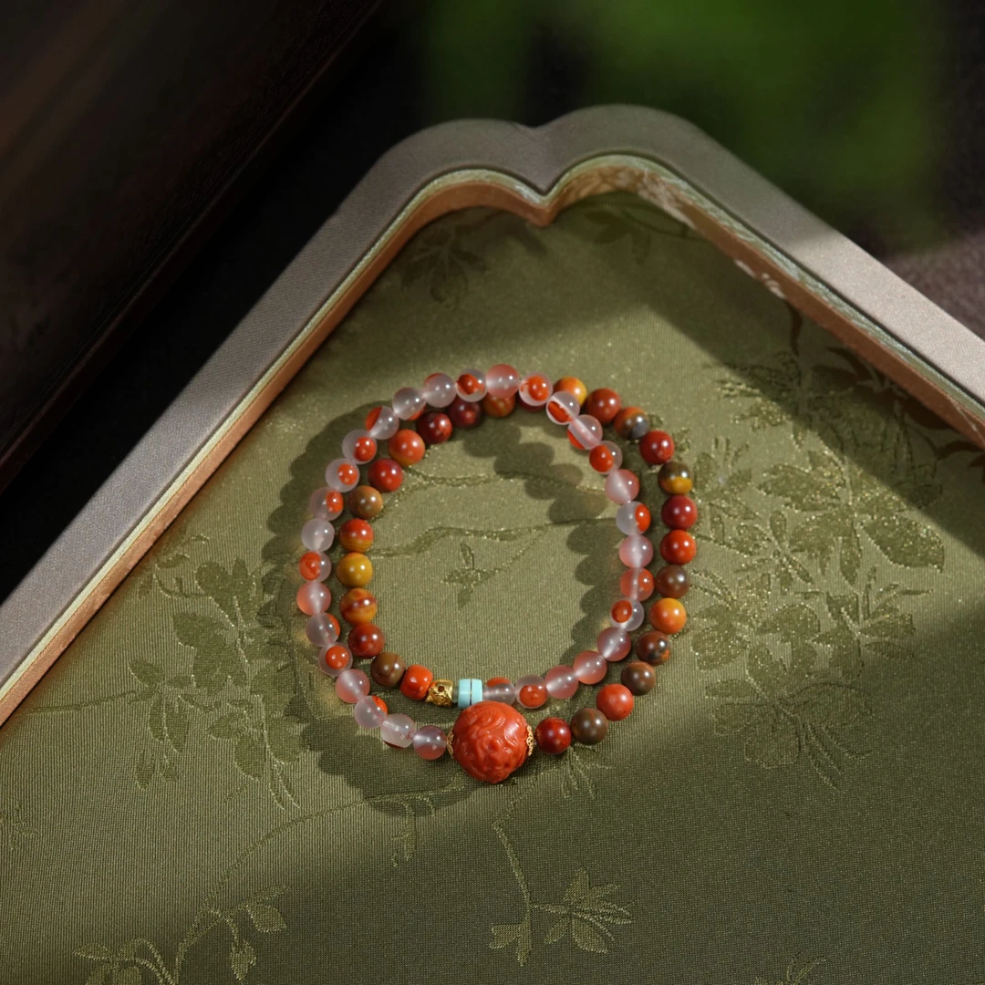 左边婷姐丨南红多圈手串（B1201）