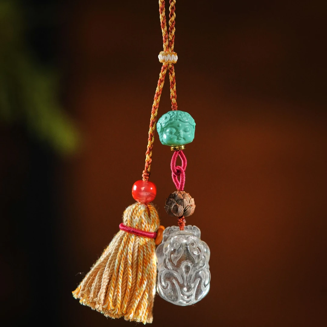 左边婷姐丨水晶貔貅挂件（L365）