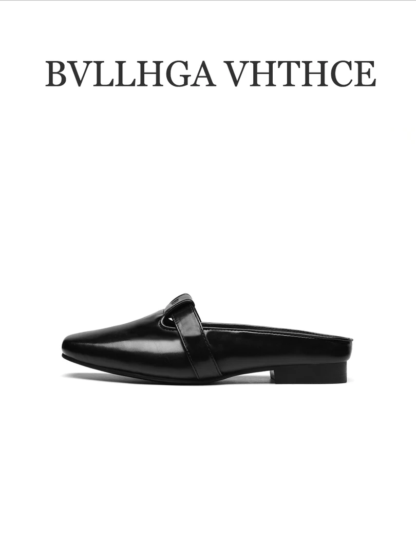 BVLLHGA VHTHCE 2025夏季新款胎牛皮时尚休闲百搭真皮女鞋 002