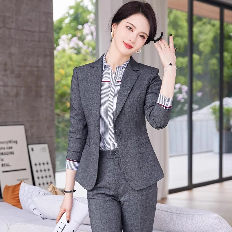 高端西装套装女职业装春秋职场面试正装时尚休闲气质高级感西服