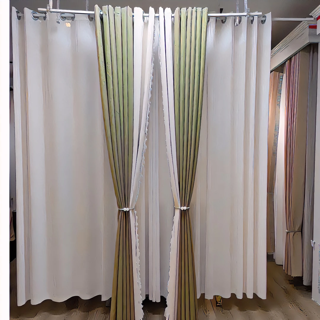 雪尼尔人字纹窗帘