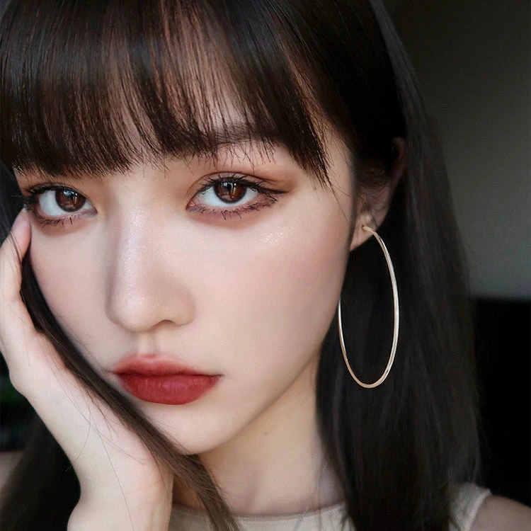 耳环女网红耳夹无耳洞女耳钉学生韩版简约ins耳饰超仙酷耳圈耳