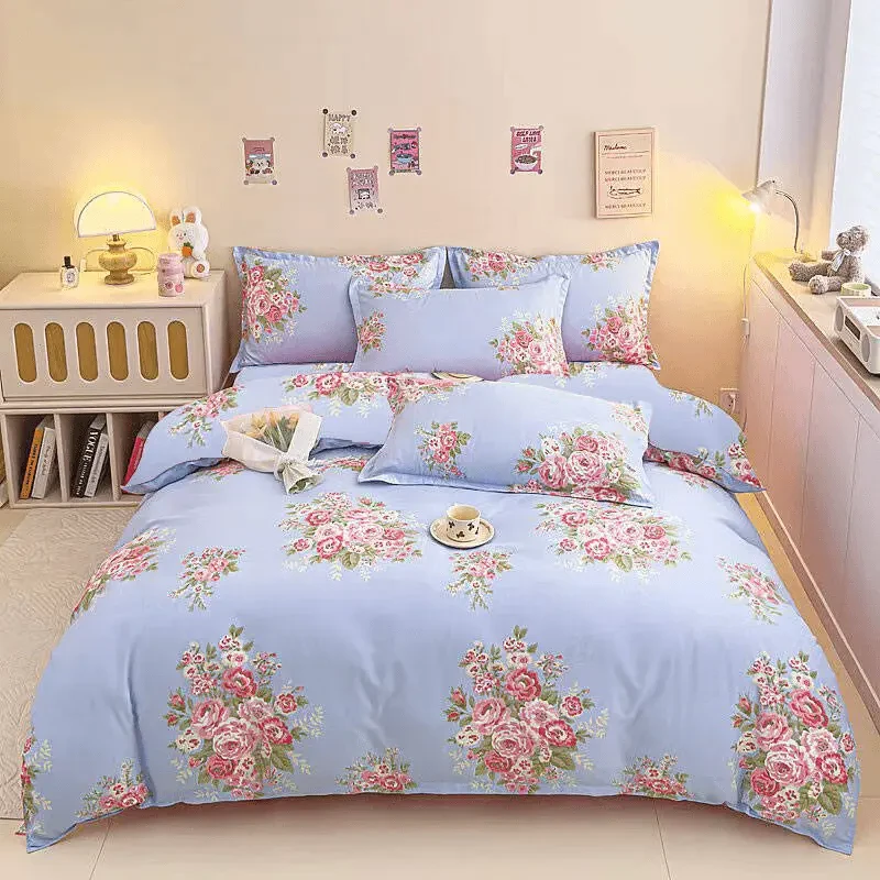 加厚纯磨毛被套被罩斜纹被套秋冬学生褥套褥罩双人单人柔软简约