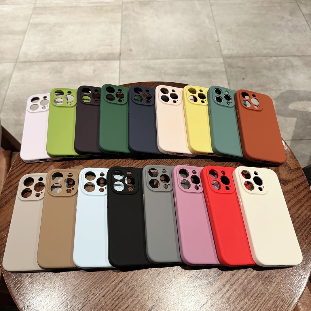 适用苹果15ProMax手机壳14/13ProMax防摔液态硅胶11/12保护套新款