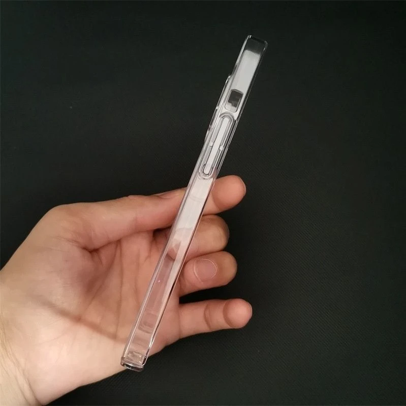 硬壳不发黄iphone15手机壳13透明12大孔苹果14promax超薄11亚克力