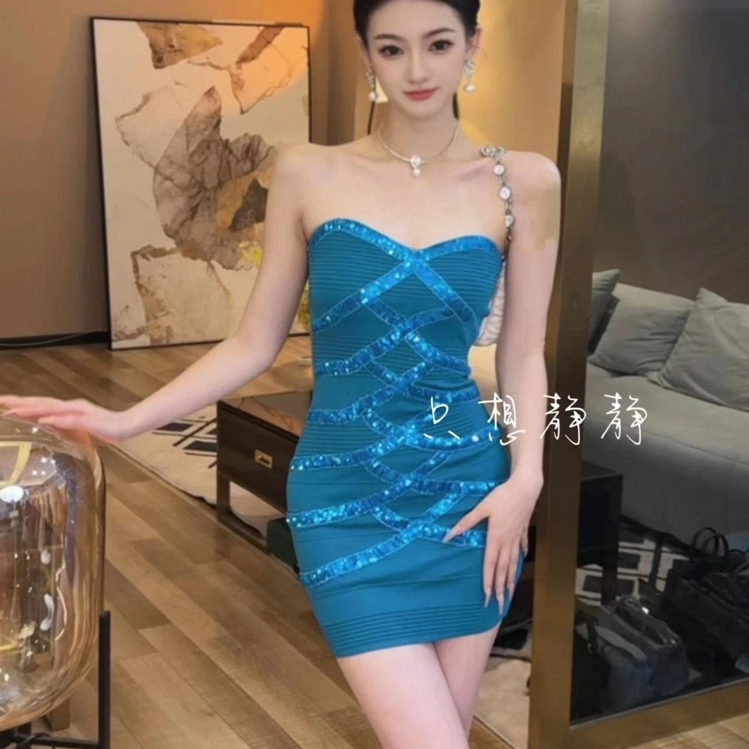 静宝儿【海洋之心】性感显瘦连衣裙