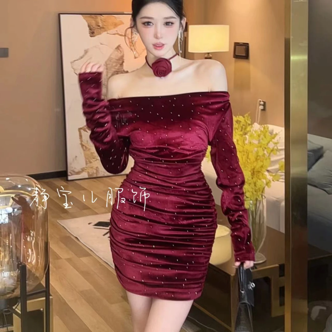 静宝儿【烟笼月色】气质显瘦百搭时尚连衣裙