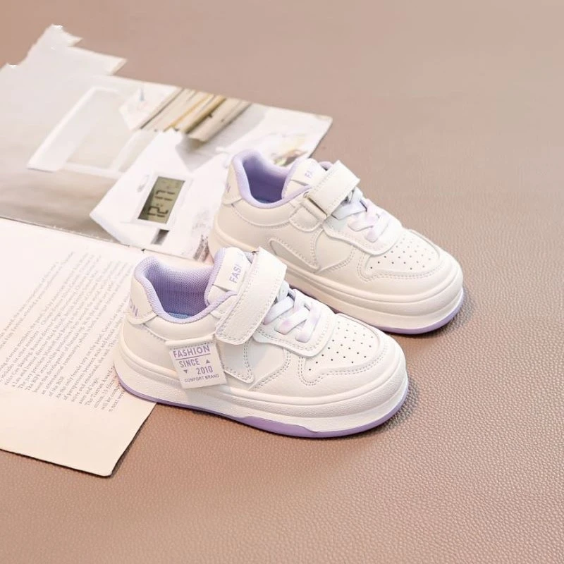 儿童小白鞋2025新款春秋女童鞋子男童运动鞋低帮百搭板鞋休闲童鞋